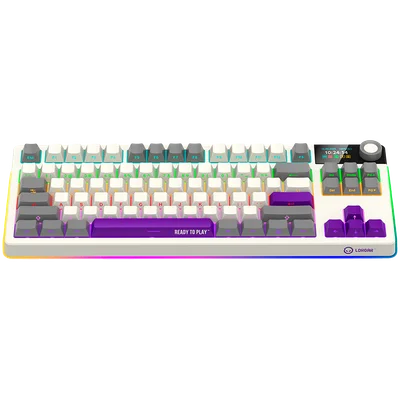 LORGAR KBP70TKLW, Wireless TKL Mechanical Gaming Keyboard Pro, Beige, EN layout