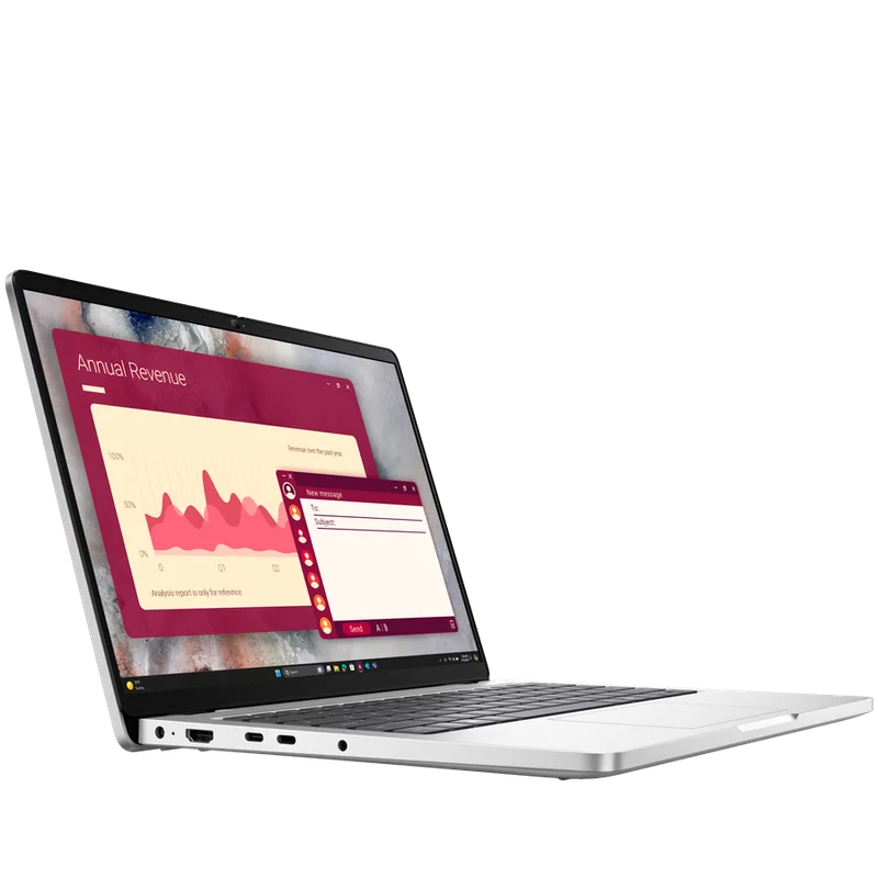Dell Pro 14 (PC14250), Intel Core Ultra 5 235U vPro(12C, 14T, 12MB, up to 4.9GHz), 14.0" FHD+(1920x1200) Non-Touch, 16GB(1x16GB) DDR5, 512GB M.2 SSD, Integrated Graphics, WiFi+BT, IR Cam+Mic, BG Backlit KBD, FPR, Win11Pro, 3Y ProSupport