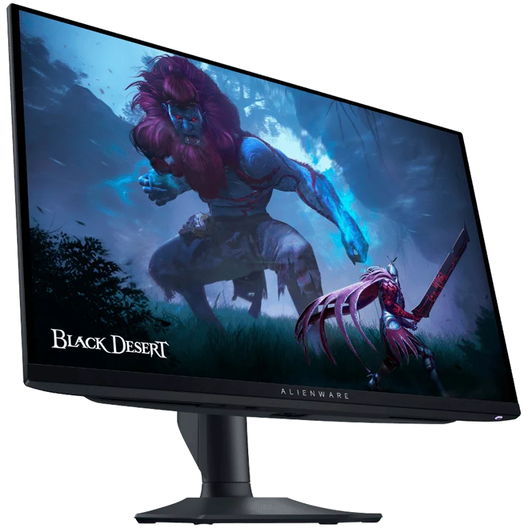 Alienware AW2725DF Gaming Monitor, 27" (26.7") QD OLED QHD 2560x1440 360Hz AG, 1000 cd/m2 (HDR peak), 1.5m:1, 0.03ms, 178/178, 2xDP 1.4, 1xHDMI 2.1, 1xUSB Type-B up, 3xUSB Type-A down, 1xUSB Type-C down, AMD FreeSync, Height, Tilt, Swivel, Pivot, 3Y