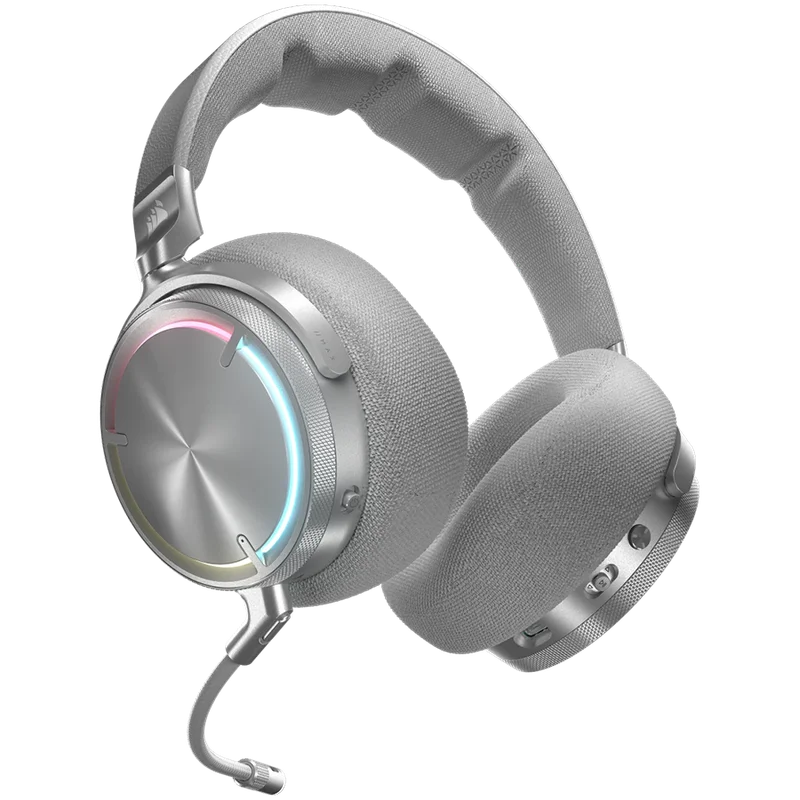 Гейминг слушалки CORSAIR – VIRTUOSO MAX WIRELESS, бели