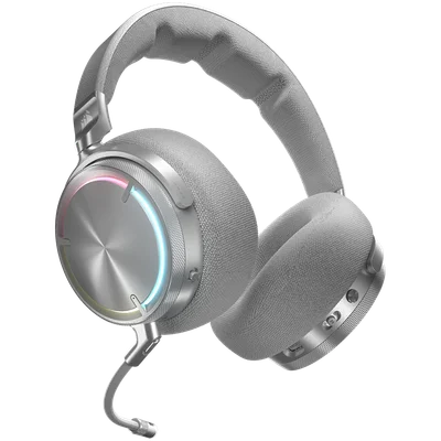 Гейминг слушалки CORSAIR – VIRTUOSO MAX WIRELESS, бели