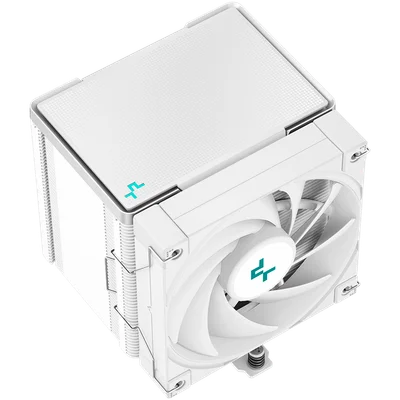 Охладител за процесор DeepCool AK500 WH 1x120mm вентилатор, TDP 240W, 5 топлинни тръби, Бял