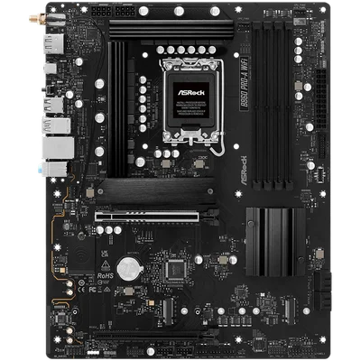 Дънна платка ASRock B860 PRO-A WIFI, Socket 1851, DDR5, Wi-Fi 6E, Bluetooth, ATX