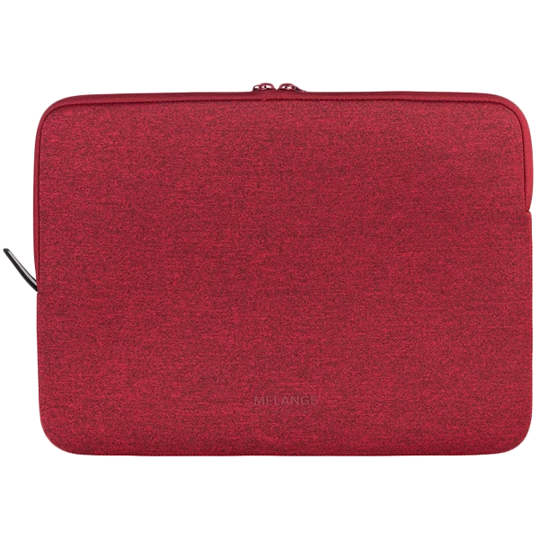 TUCANO MELANGE Sleeve for MacBook Air 15 (2023) / MacBook Pro 15 (2016-2019) / Laptop 14 / Laptop 13, Burgundy