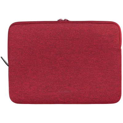 TUCANO MELANGE Sleeve for MacBook Air 15 (2023) / MacBook Pro 15 (2016-2019) / Laptop 14 / Laptop 13, Burgundy