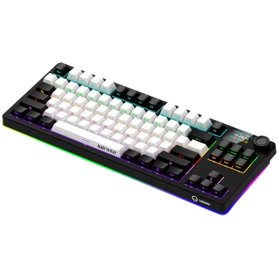 LORGAR KBP70TKLW, Wireless TKL Mechanical Gaming Keyboard Pro, Black/red, EN layout