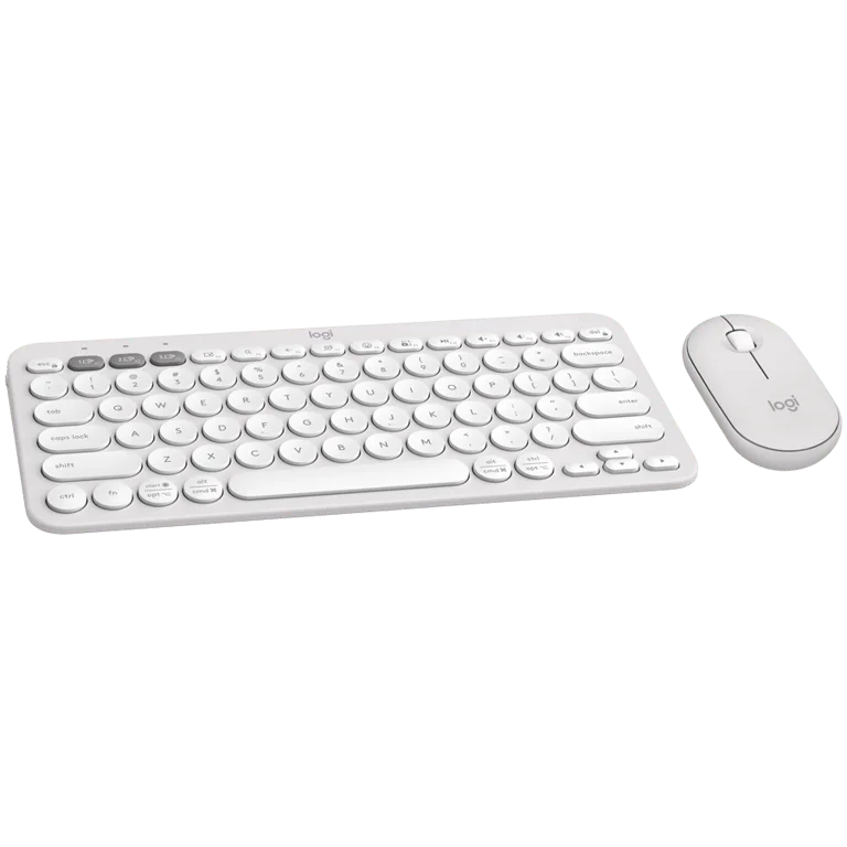 Logitech Pebble 2 Combo - TONAL WHITE - US INT'L - 2.4GHZ/BT - N/A - INTNL-973 - UNIVERSAL