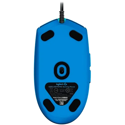 Геймърска мишка Logitech G102 LIGHTSYNC, 8000 dpi, 6 бутона, син