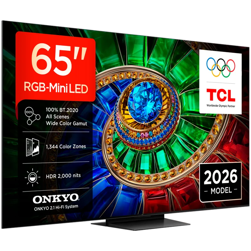 TCL 65RM7L 65'' Commercial Display 16/7 Operation Built-in 2.4/5GHz Wi-Fi, MIMO DVB-C Pan EU