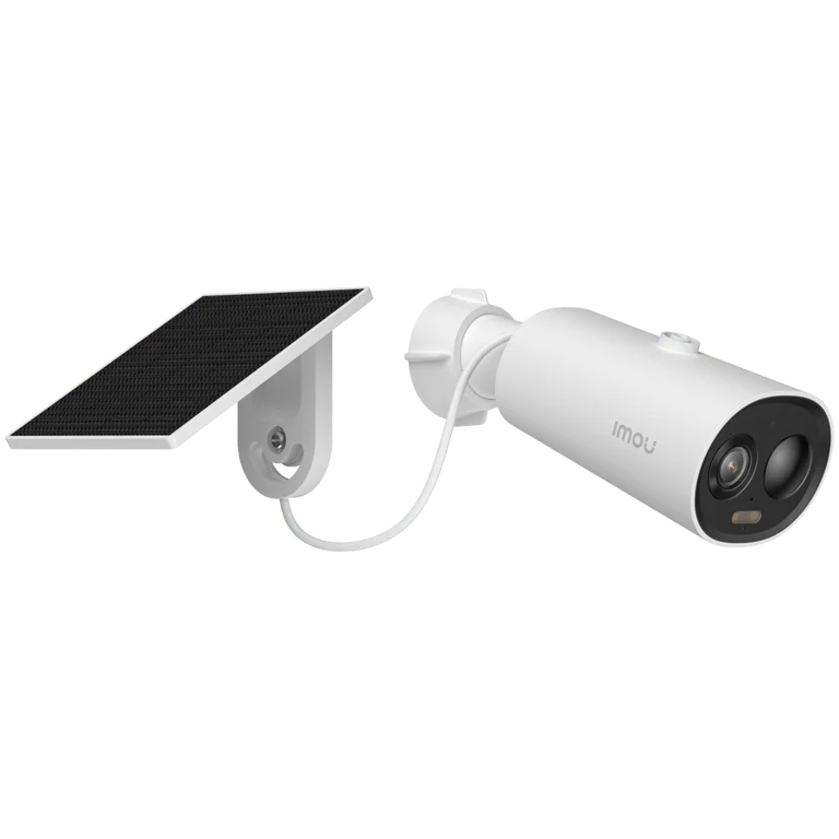 Камера за видеонаблюдение IMOU – Cell 3C All-in-One, 5MP, 3K, Wi-Fi, IP66, соларен панел, батерия 5000mAh