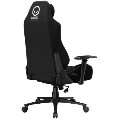 LORGAR CHA41, Ergonomic Gaming Chair Advanced, premium anti-stain fabric, Black/white