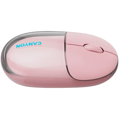 CANYON mouse OnClick 24 BT/ Wireless Transparent/Pink
