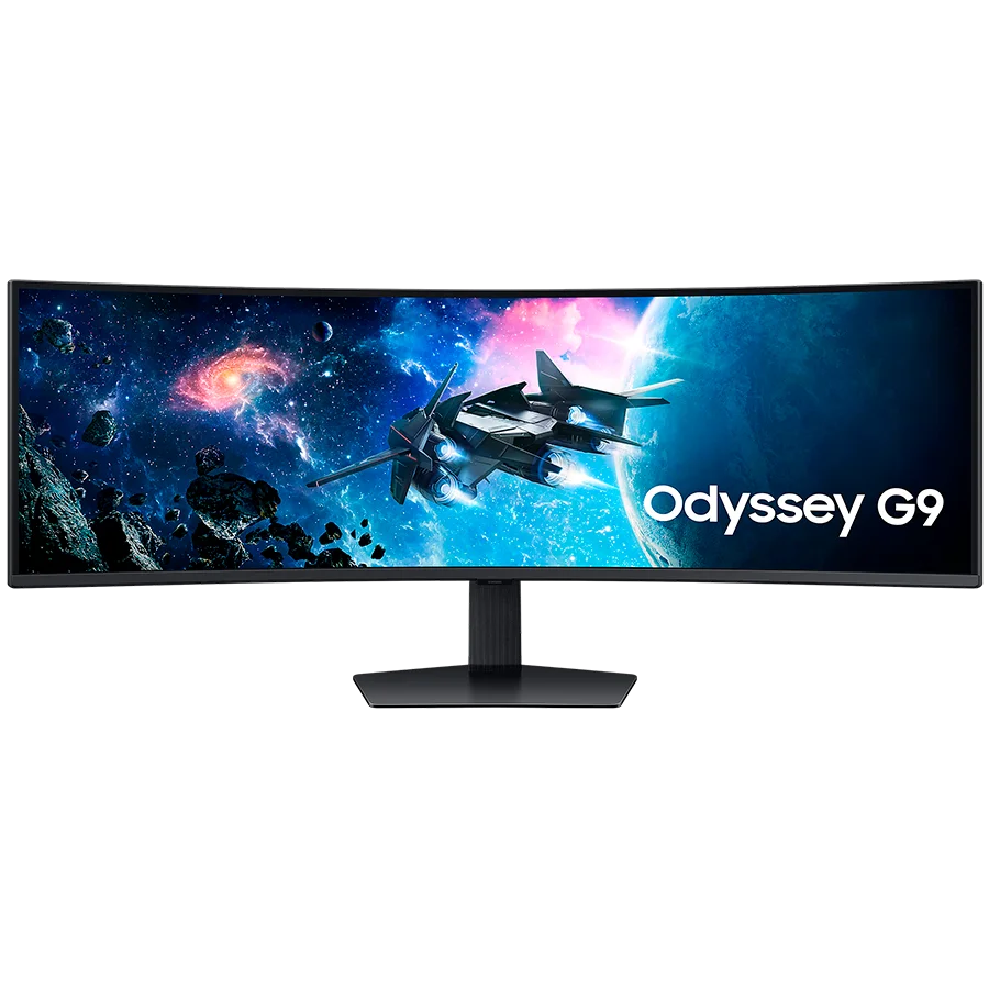 Монитор Samsung Odyssey G9 LS49CG950EUXEN 49" Dual Quad HD VA 240Hz извит, черен
