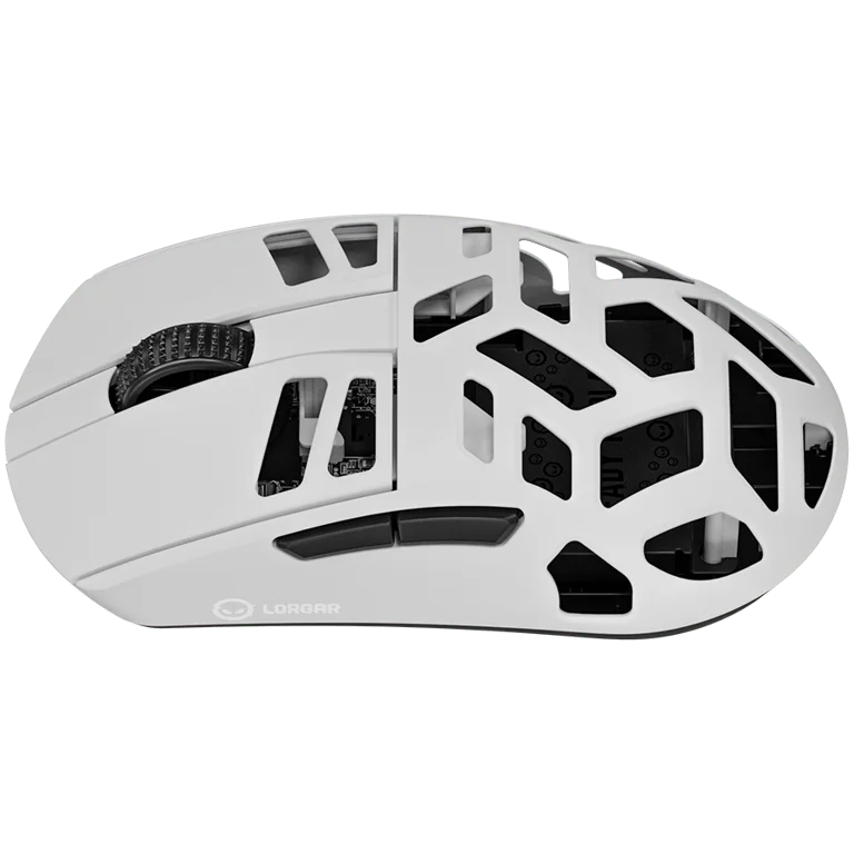 LORGAR MSE90W, Magnesium Alloy Wireless Gaming Mouse Elite, White