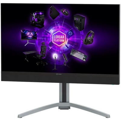 LORGAR 27MP1, UHD MiniLED Gaming Monitor Pro, 27'' (3840*2160) fast IPS flat monitor, black/milky grey
