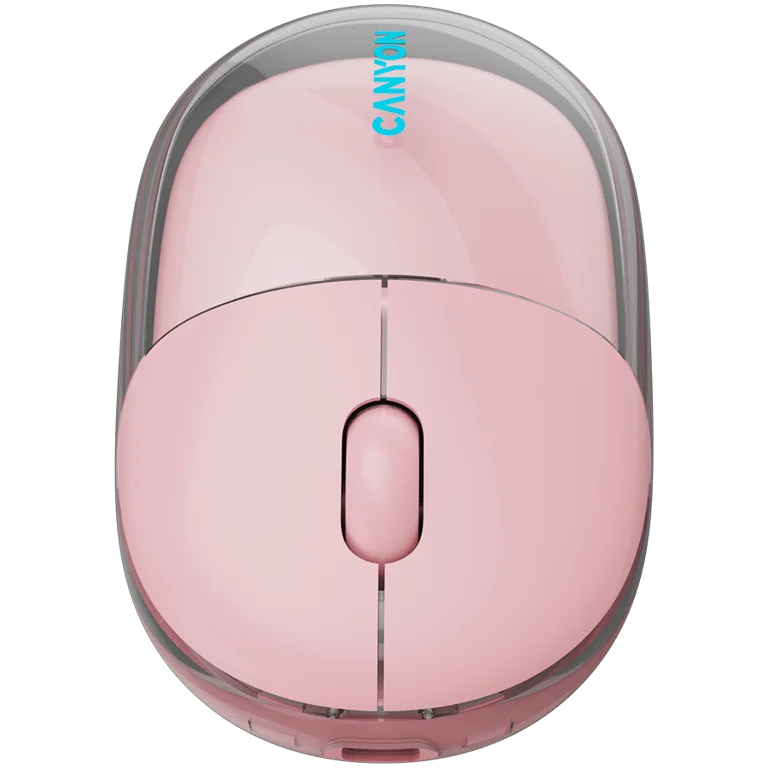 CANYON mouse OnClick 24 BT/ Wireless Transparent/Pink