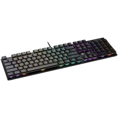 Гейминг клавиатура Canyon Cometstrike GK-55, механична, MX Red суичове, RGB подсветка, USB, черен