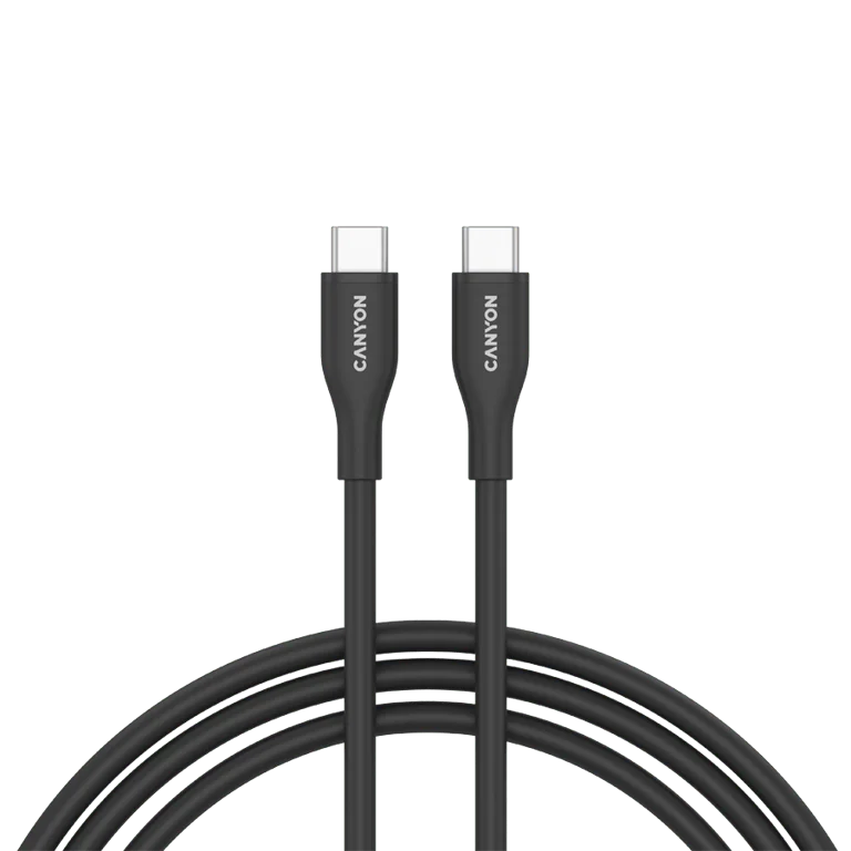CANYON cable CC60SC10 C-C 60W 1m Silicon Black