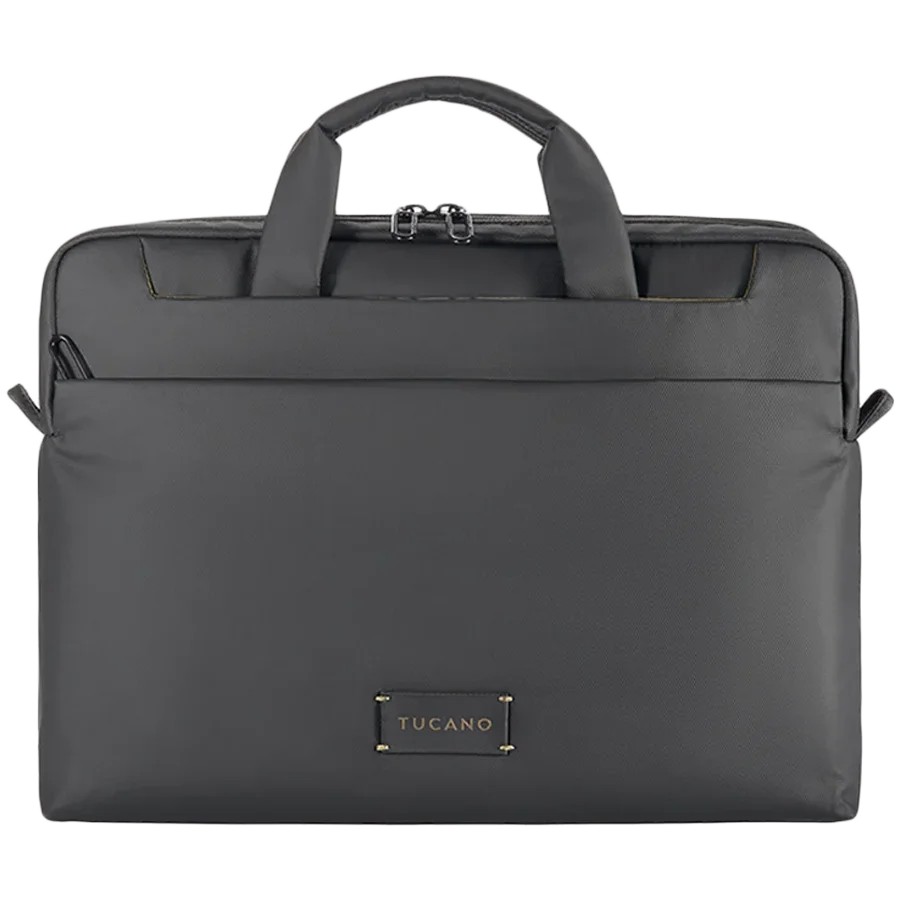 TUCANO WORK OUT 5 Slim Bag for MacBook Pro 14 / MacBook Air 13 / MacBook Pro 13 / Laptop 13, Black