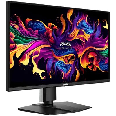 Монитор MSI MAG 272QP QD-OLED 26.5" WQHD 240Hz, G-SYNC, FreeSync Premium, HDR, регулируема стойка
