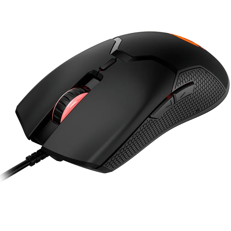 Гейминг мишка CANYON – Carver GM-116, 3600 DPI, RGB подсветка, 6 бутона, черна