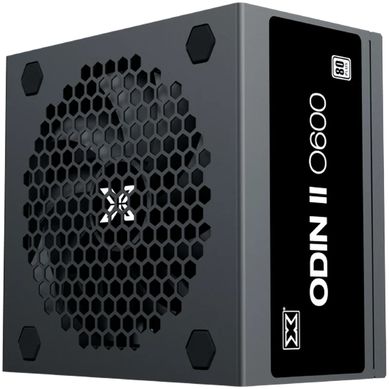 Xigmatek Odin II 600W (Black, AC 230V, DF APFC, Black Cable, 80PLUS, 120mm Fan, EU Power Cord, Color Box)