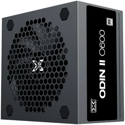 Xigmatek Odin II 600W (Black, AC 230V, DF APFC, Black Cable, 80PLUS, 120mm Fan, EU Power Cord, Color Box)