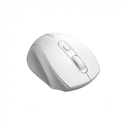 Canyon 6 buttons wireless 2.4Ghz mouse, MX8650A Sensor, DPI up to 1600,Injection case, 3 M life times left and right switches, 2xAAA battery, ABS material, Size: 105x71x40mm, Weight: 59g, white