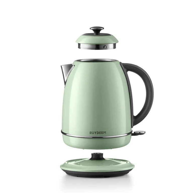 BUYDEEM Electric Kettle, model K640E, color Cozy Greenish, EU