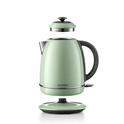 BUYDEEM Electric Kettle, model K640E, color Cozy Greenish, EU