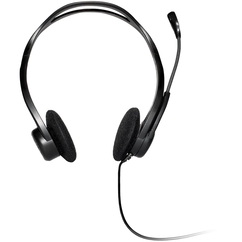 Слушалки Logitech PC960 кабелни стерео черни USB