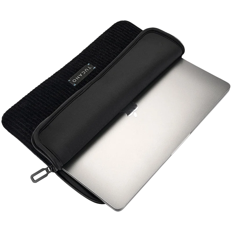 TUCANO VELLUTO 2 Sleeve for MacBook Pro 14 / Laptop 13, Black