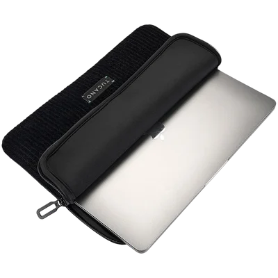 TUCANO VELLUTO 2 Sleeve for MacBook Pro 14 / Laptop 13, Black