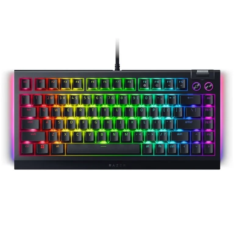 Гейминг клавиатура Razer BlackWidow V4 75% RZ03-05000100-R3M1, US Layout, Razer Chroma RGB, Hot-swappable, Черен
