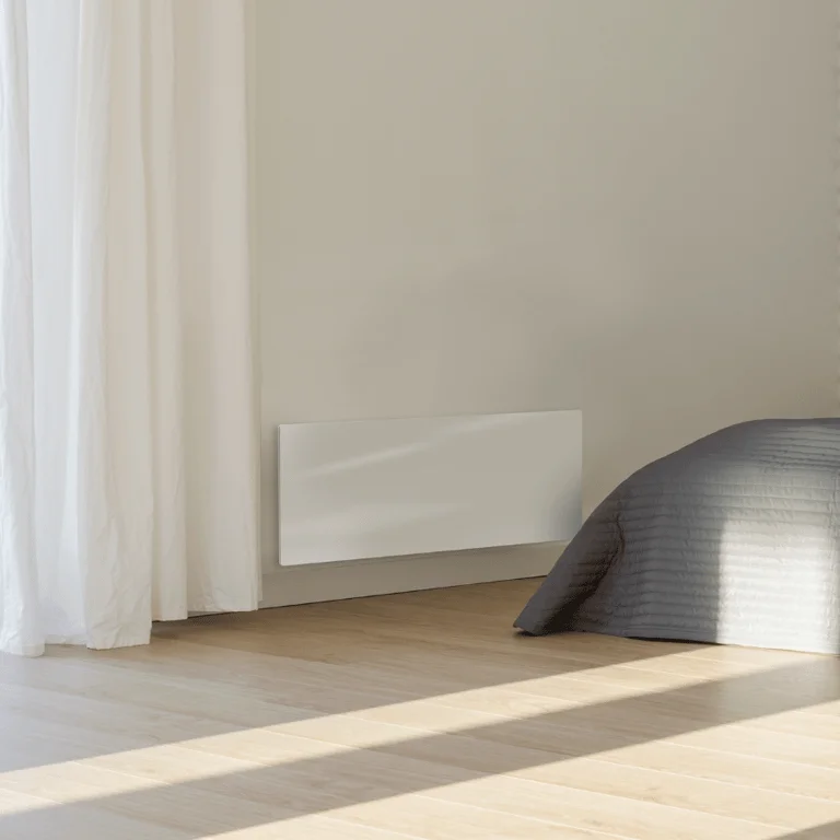 AENO Premium Eco Smart Heater, 700W, Tempered glass, Infrared+convection heating type, Plug type: Europe (E/F type), WHITE