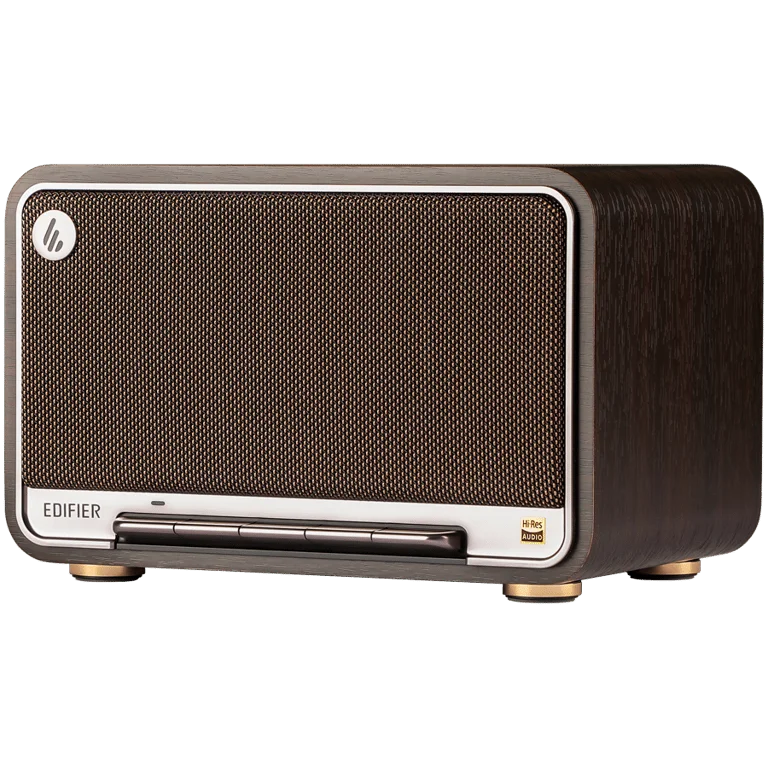 Тонколона Edifier D32 2.1 Bluetooth 5.3, Wi-Fi, AUX, USB-C, 60W, Black Walnut