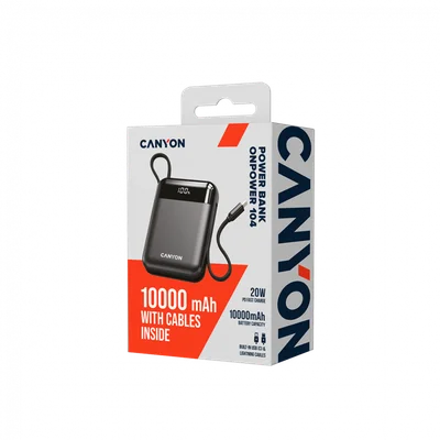 CANYON power bank OnPower 104 10000mAh Black