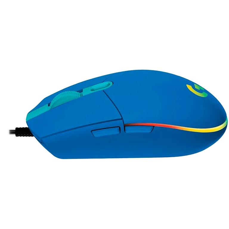 Геймърска мишка Logitech G102 LIGHTSYNC, 8000 dpi, 6 бутона, син