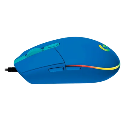 Геймърска мишка Logitech G102 LIGHTSYNC, 8000 dpi, 6 бутона, син
