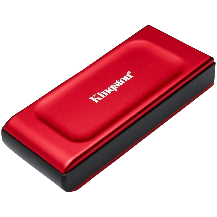 Kingston SSD 1TB XS1000 Red External USB 3.2 Gen 2 Portable Solid State Drive