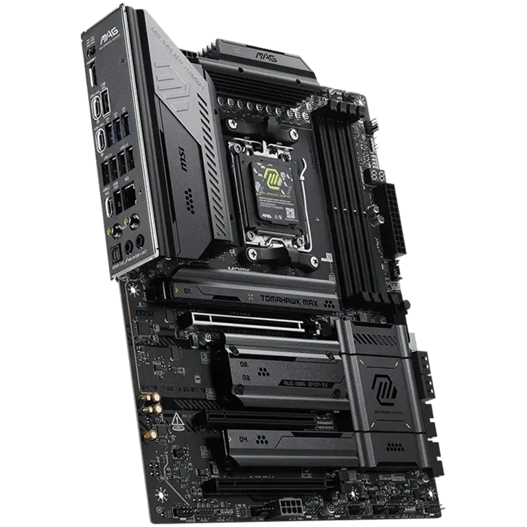 Дънна платка MSI MAG X870E TOMAHAWK MAX WIFI, ATX, Socket AM5, DDR5, Wi-Fi 7, 5G LAN
