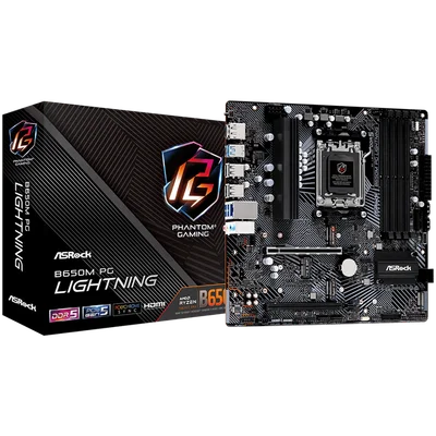 Дънна платка ASROCK B650M PG Lightning mATX AM5 DDR5