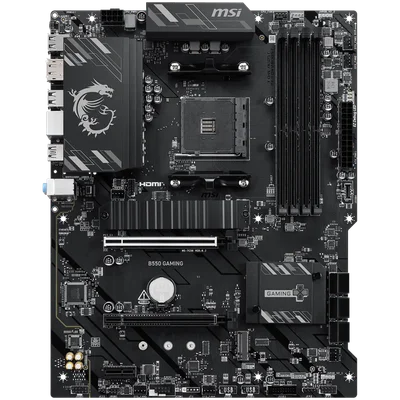 Дънна платка MSI – B550 GAMING, ATX, Socket AM4, DDR4, 2x PCIe x16, 2x M.2