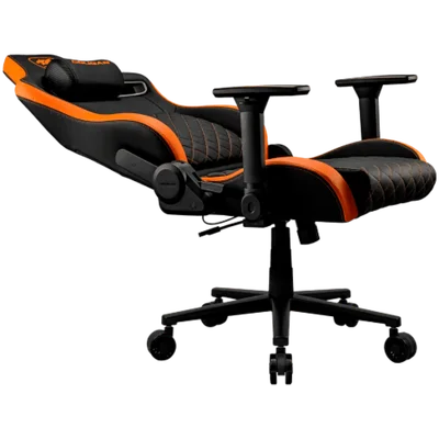 Гейминг стол COUGAR GAMING DEFENSOR F, черно/оранжево