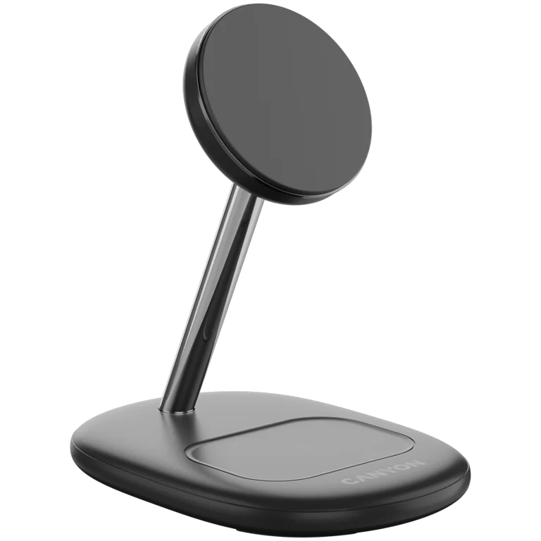 CANYON wireless charger WCS-205 15W Qi2 2in1 Black