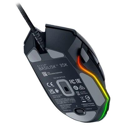 Гейминг мишка Razer Basilisk V3 35K, Focus Pro 35K, черна, 35000 DPI, с кабел
