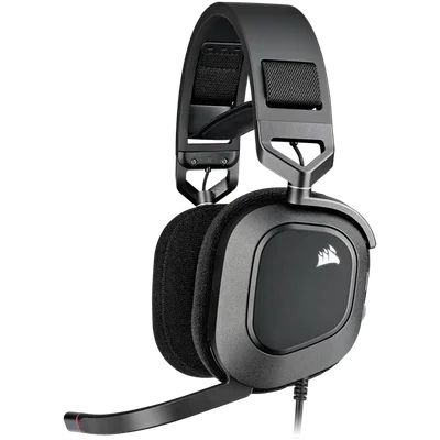 Геймърски слушалки CORSAIR HS80 RGB USB, Carbon