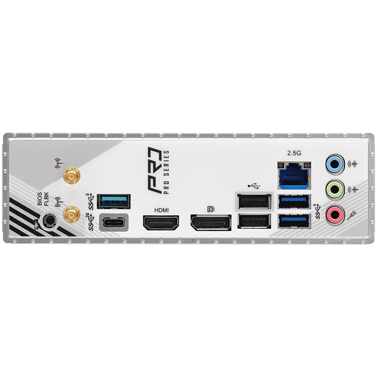 ASROCK MB Desktop B860M Pro Rs Wi-fi, S.1851, 4x DDR5, 1x PCIe 5.0 x16, 1x PCIe 4.0 x4, 1x Blazing M.2, 2x Hyper M.2, 4x SATA3, 2x USB-C, 8x USB 3.2, 6x USB 2.0, 1x RJ-45 2.5GB Lan, 802.11axe Wi-Fi 6E + Bluetooth 5.3, ATX