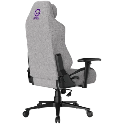LORGAR CHA41, Ergonomic Gaming Chair Advanced, premium anti-stain fabric, Grey