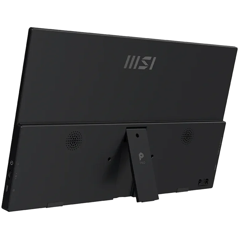 MSI PRO MP165 E6 Professional Business Portable Monitor, 15.6" 60Hz, FHD (1920x1080) 16:9, IPS Anti-glare, 4ms, 250nits, 1000:1, 178/178, Tilt, Speakers, 2x Type-C, 1x HDMI, 3Y Warranty